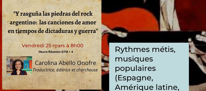 CYCLE DE CONFERENCES "Rythmes métis, musiques populaires"